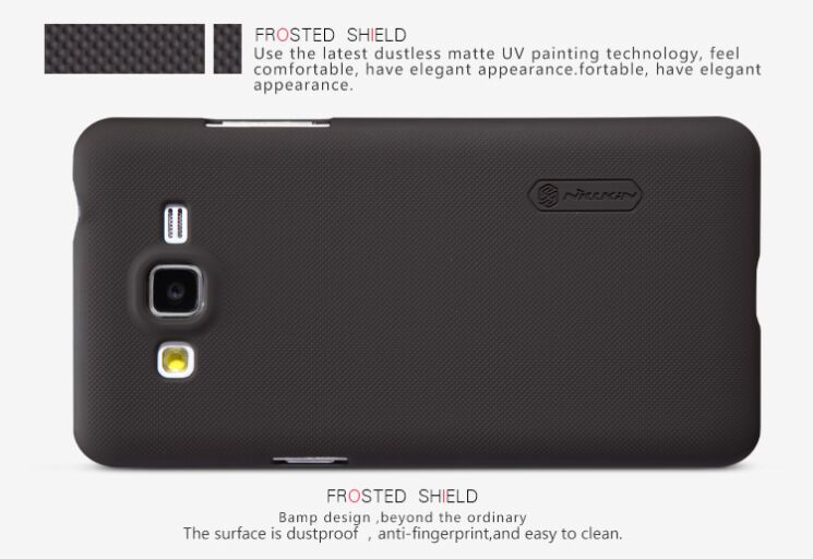Пластиковая накладка NILLKIN Frosted Shield для Samsung Grand Prime (G530) - White: фото 14 з 14