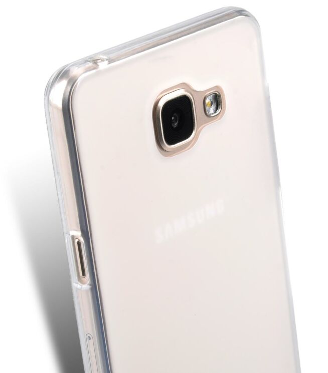 Силиконовая накладка MELKCO Poly Jacket для Samsung Galaxy A5 2016 (A510) + пленка - Transparent: фото 6 из 7