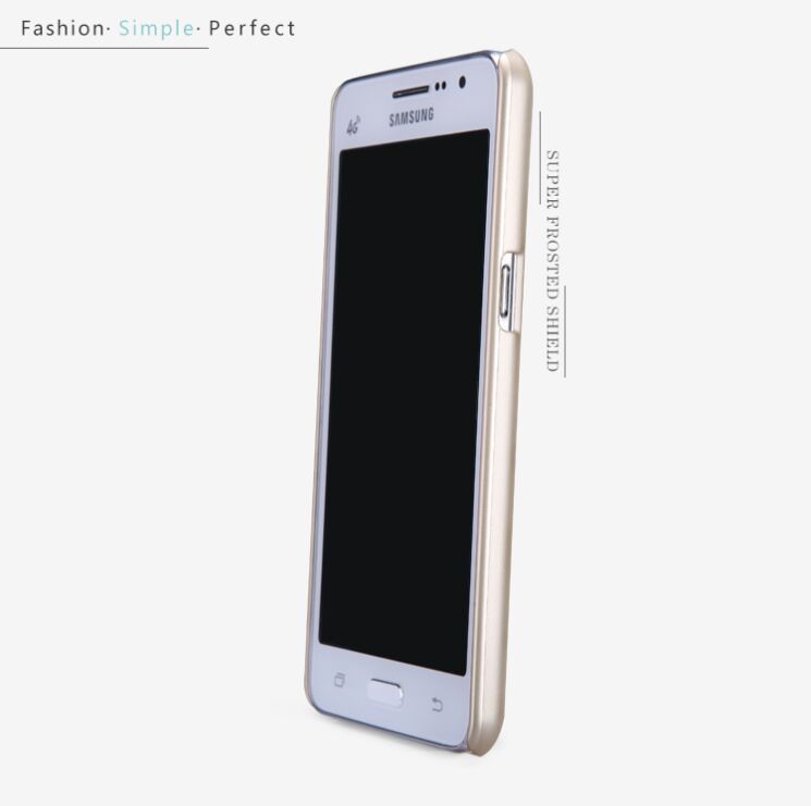 Пластиковая накладка NILLKIN Frosted Shield для Samsung Grand Prime (G530) - White: фото 9 з 14