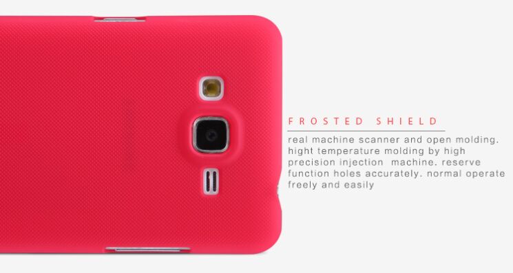 Пластиковая накладка NILLKIN Frosted Shield для Samsung Grand Prime (G530) - Red: фото 12 з 14