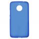 Силіконовий (TPU) чохол Deexe Soft Case для Motorola Moto E Plus / E4 Plus - Blue (155803L). Фото 1 з 4