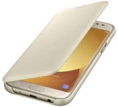 Чохол-книжка Wallet Cover для Samsung Galaxy J7 2017 (J730) EF-WJ730CBEGRU - Gold: фото 1 з 4