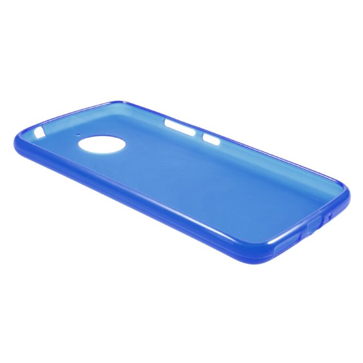 Силіконовий (TPU) чохол Deexe Soft Case для Motorola Moto E Plus / E4 Plus - Blue: фото 4 з 4