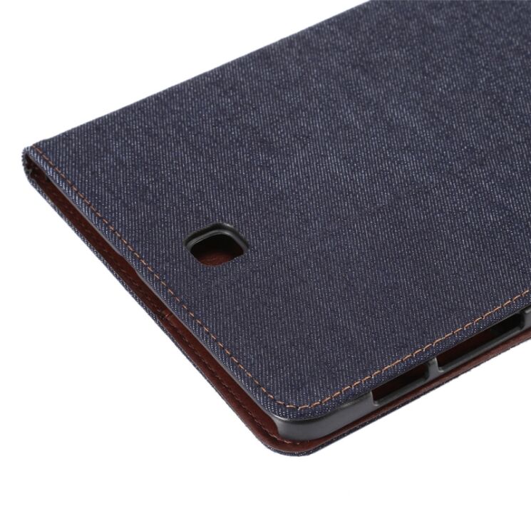 Чохол Deexe Denim Texture для Samsung Galaxy Tab S2 8.0 (T710/715) - Black: фото 6 з 7