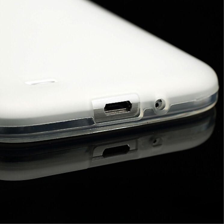 Силиконовая накладка Deexe Frosted Case для Samsung Galaxy S4 (i9500) - Transparent: фото 3 из 4