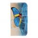 Чехол-книжка Deexe Color Wallet для Huawei Y3 2017 - Blue Butterfly (113603D). Фото 1 из 6