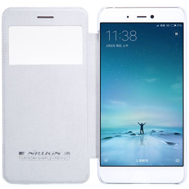 Чохол-книжка NILLKIN Qin Series для Xiaomi Mi 5s - White: фото 2 з 16