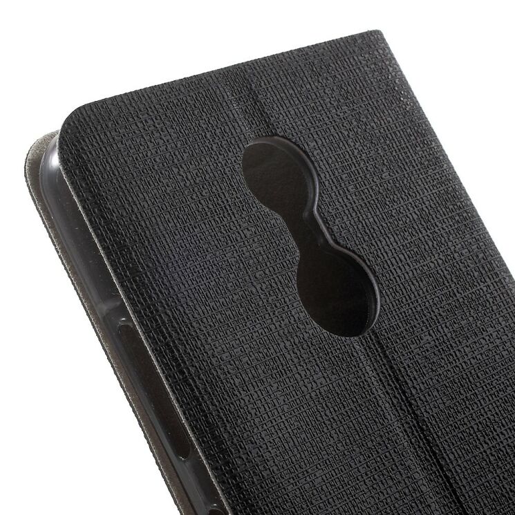 Чохол-книжка UniCase Cross Texture для Lenovo K6 - Black: фото 7 з 8