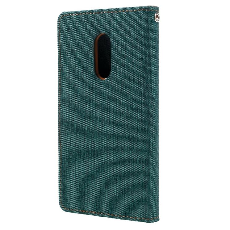 Чехол MERCURY Canvas Diary для Xiaomi Redmi Note 4 / Note 4X - Green: фото 2 из 9