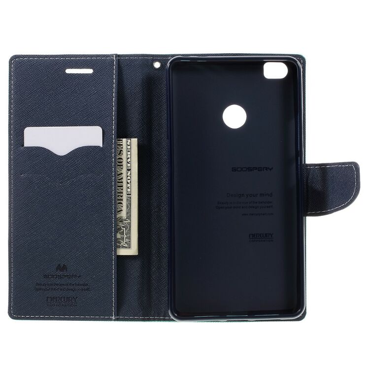 Чохол MERCURY Fancy Diary для Xiaomi Mi Max - Turquoise: фото 6 з 10