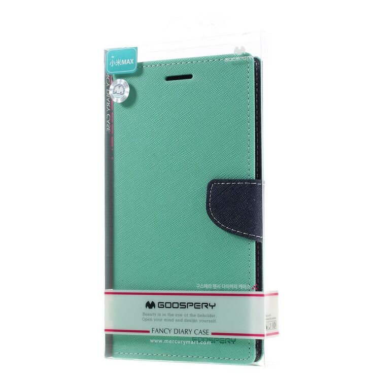 Чохол MERCURY Fancy Diary для Xiaomi Mi Max - Turquoise: фото 10 з 10