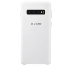 Чохол Silicone Cover для Samsung Galaxy S10 (G973) EF-PG973TWEGRU - White: фото 1 з 5