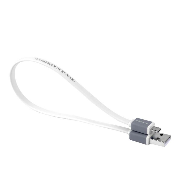 Дата-кабель NILLKIN MiniCable (microUSB - 30см) - White: фото 2 з 12