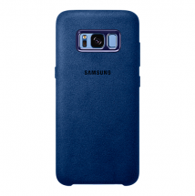 Кожаный чехол Alcantara Cover для Samsung Galaxy S8 (G950) EF-XG950ASEGRU - Blue: фото 1 з 3