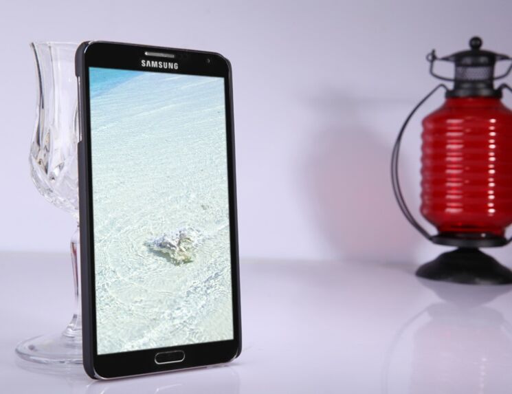 Пластиковая накладка Nillkin Frosted Shield для Samsung Galaxy Note 3 (N9000) - Khaki: фото 3 из 9