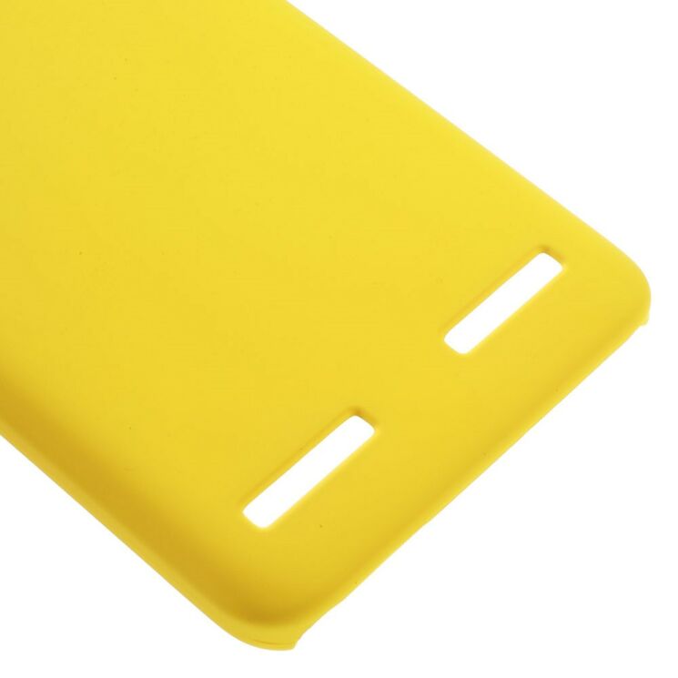 Пластиковий чохол Deexe Hard Shell для Lenovo Vibe K5 - Yellow: фото 4 з 5
