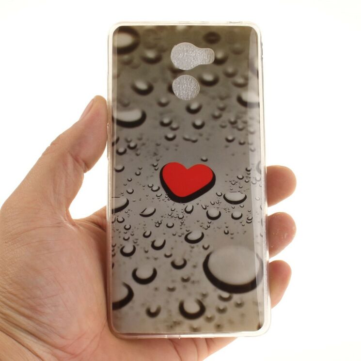 Силіконовий (TPU) чохол Deexe Life Style для Xiaomi Redmi 4 - Heart Pattern: фото 5 з 6