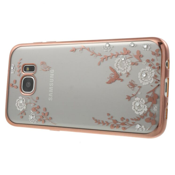 Силиконовый (TPU) чехол Deexe Shiny Cover для Samsung Galaxy S7 Edge (G935) - Rose Gold: фото 3 из 7