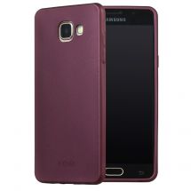 Силіконовий (TPU) чохол X-LEVEL Matte для Samsung Galaxy A7 2017 (A720) - Wine Red: фото 1 з 5