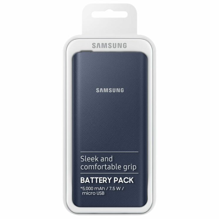 Внешний аккумулятор Samsung Battery Pack 5000mAh (EB-P3020BNRGRU) - Dark Blue: фото 6 из 7
