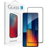 Защитное стекло ACCLAB Full Glue для Xiaomi Poco M6 Pro - Black: фото 1 из 7
