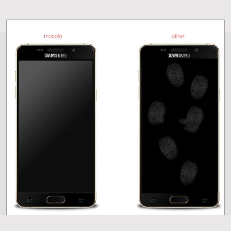 Захисне скло MOCOLO 3D Silk Print для Samsung Galaxy A5 2016 (A510) - White: фото 4 з 7