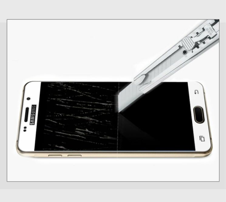 Защитное стекло MOCOLO 3D Silk Print для Samsung Galaxy A5 2016 (A510) - White: фото 6 из 7