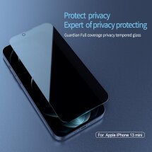 Защитное стекло NILLKIN Anti-Spy для Apple iPhone 13 mini - Black: фото 1 из 21