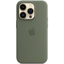 Защитный чехол Copiex Silicone Case with MagSafe для Apple iPhone 14 Pro - Olive: фото 1 из 5