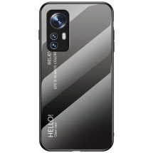 Захисний чохол Deexe Gradient Color для Xiaomi 12 / 12X - Black / Grey: фото 1 з 8