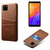 Захисний чохол Deexe Pocket Case для Huawei Y5p - Brown: фото 1 з 7