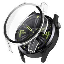 Захисний чохол Deexe Protective Frame для Huawei Watch GT 3 (42mm) - Transparent: фото 1 з 8