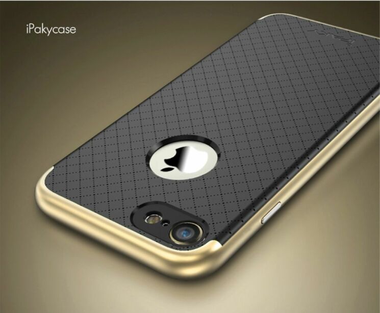 Защитный чехол IPAKY Hybrid Cover для iPhone 7 - Gold: фото 3 из 8