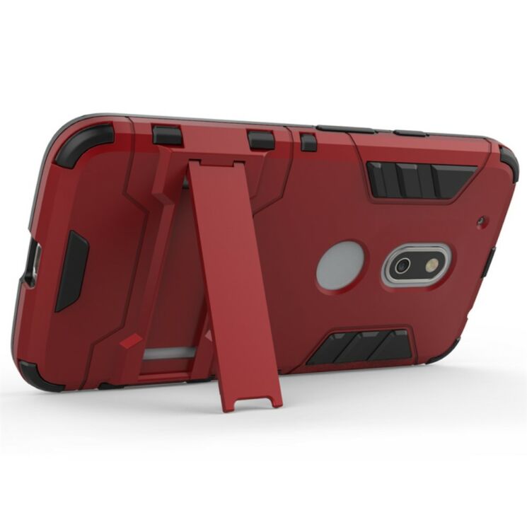 Защитный чехол UniCase Hybrid для Motorola Moto G4 Play - Red: фото 4 из 7