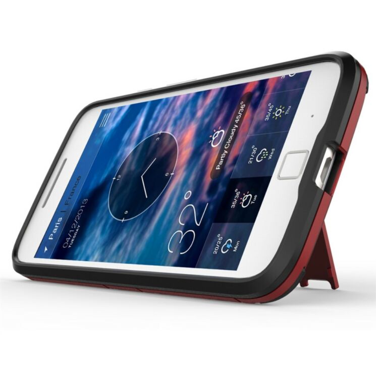 Защитный чехол UniCase Hybrid для Motorola Moto G4 Play - Red: фото 5 из 7