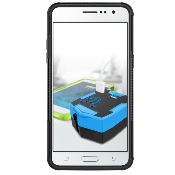 Захисний чохол UniCase Hybrid X для Samsung Galaxy J2 Prime - Black: фото 4 з 15