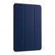 Чохол UniCase Slim для Samsung Galaxy Tab E 9.6 (T560/561) - Dark Blue (100202DB). Фото 3 з 7