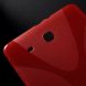 Силиконовая накладка Deexe X-Shaped для Samsung Galaxy Tab E 9.6 (T560/561) - Red (100203R). Фото 5 из 7