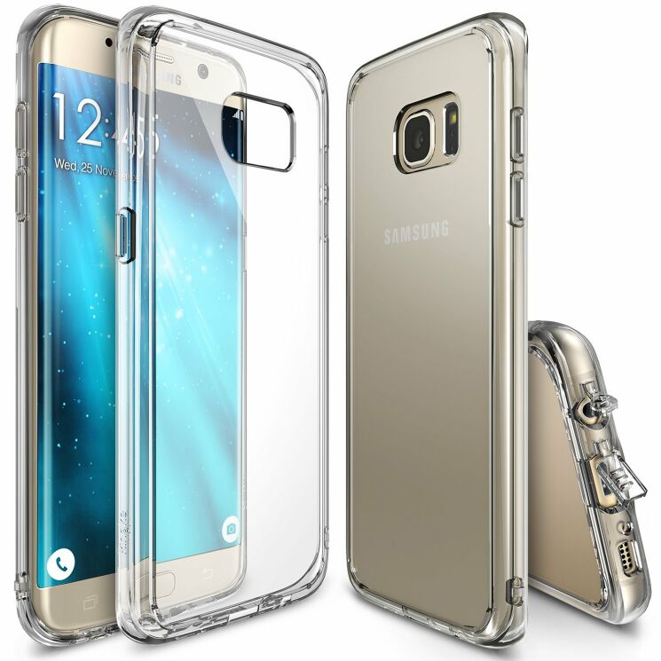 Защитная накладка RINGKE Fusion для Samsung Galaxy S7 edge (G935) - Transparent: фото 1 из 7
