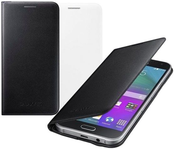 Чохол Flip Wallet для Samsung Galaxy E5 (E500) EF-WE500BBEGRU - White: фото 5 з 5