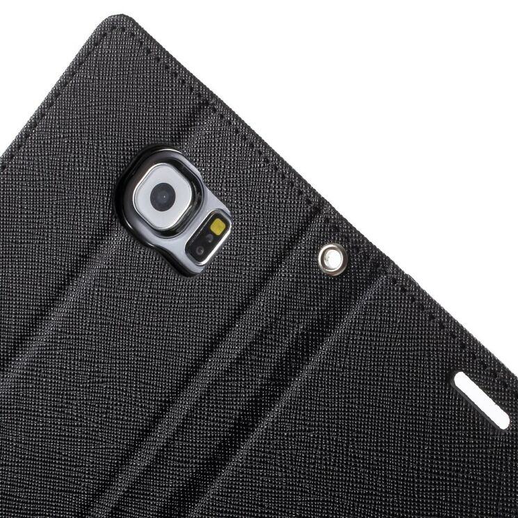 Чехол Mercury Fancy Diary для Samsung Galaxy S6 (G920) - Black: фото 7 из 11