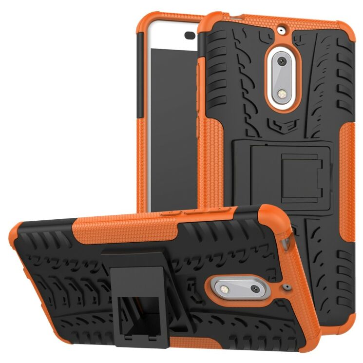 Защитный чехол UniCase Hybrid X для Nokia 6 - Orange: фото 1 из 7