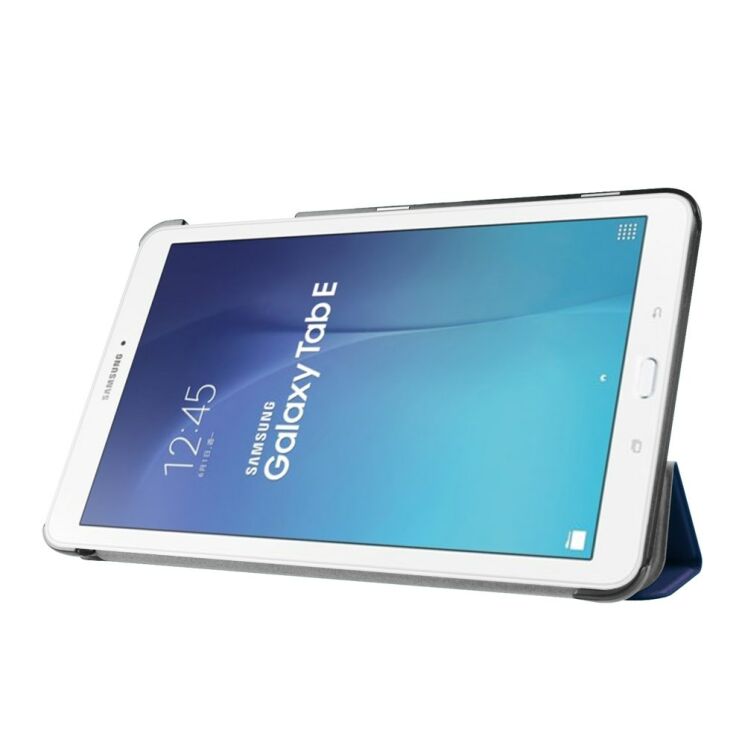 Чохол UniCase Slim для Samsung Galaxy Tab E 9.6 (T560/561) - Dark Blue: фото 4 з 7