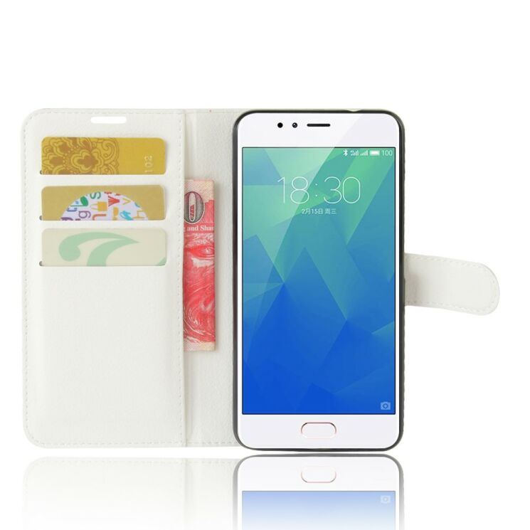 Чохол-книжка Deexe Wallet Style для Meizu M5s - White: фото 3 з 5