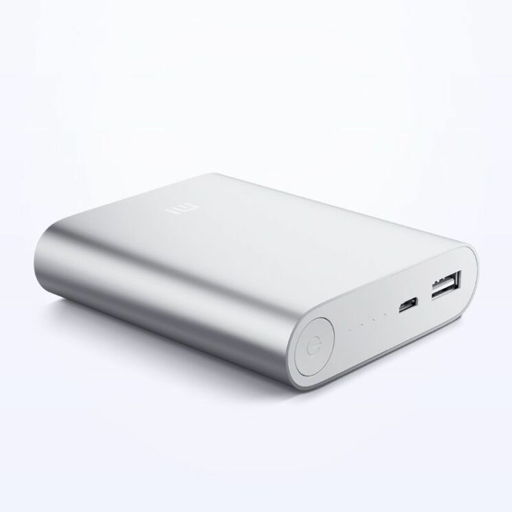 Внешний аккумулятор Xiaomi Mi Power Bank 10400 mAh - Silver: фото 4 з 16