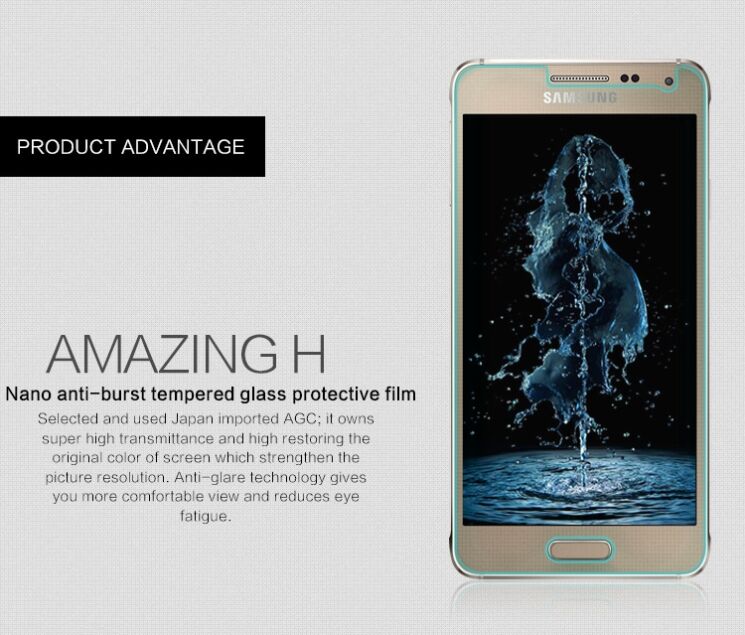 Защитное стекло Nillkin Amazing H 0.3mm для Samsung Galaxy Alpha (G850): фото 3 из 14