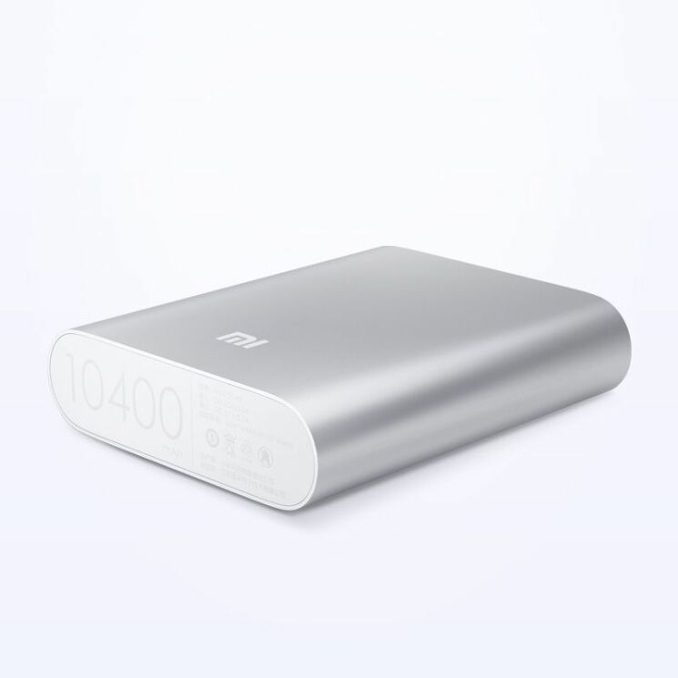 Внешний аккумулятор Xiaomi Mi Power Bank 10400 mAh - Silver: фото 6 из 16
