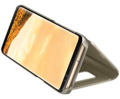 Чохол-книжка Clear View Standing Cover для Samsung Galaxy S8 (G950) EF-ZG950CBEGRU - Gold: фото 1 з 5