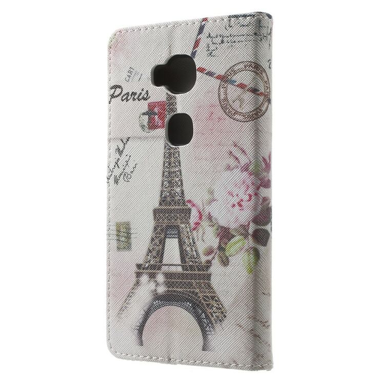 Чехол-книжка Deexe Colour Wallet для Huawei GR5 - Eiffel Tower: фото 2 из 8