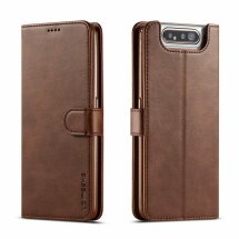 Чохол LC.IMEEKE Wallet Case для Samsung Galaxy A80 (A805) - Brown: фото 1 з 16